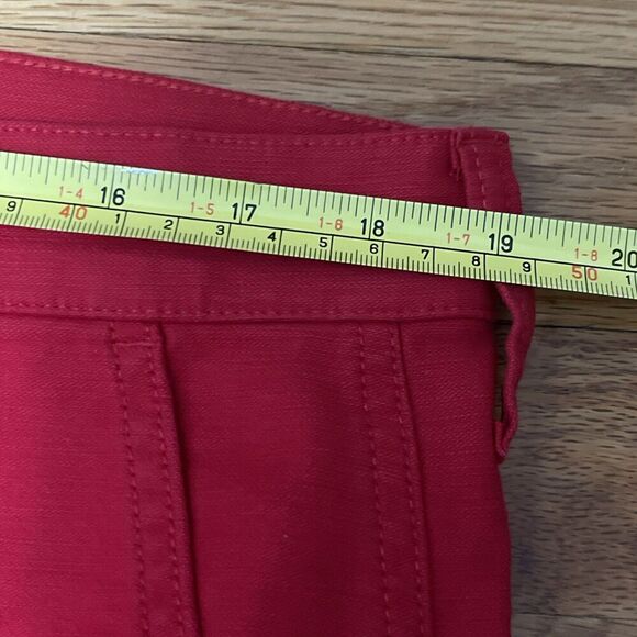 J.CREW Camp-pocket Wide-leg Pant Size 32 Red NEW America USA Preppy Casual CI936 - Picture 9 of 15